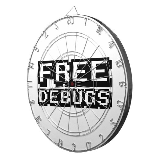 VRIJE DEBUGS DARTBORD (Voorkant Rechts)