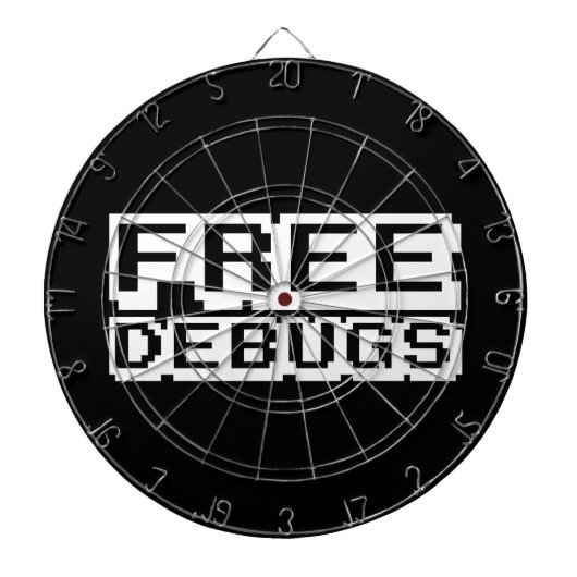 VRIJE DEBUGS DARTBORD (Voorkant)