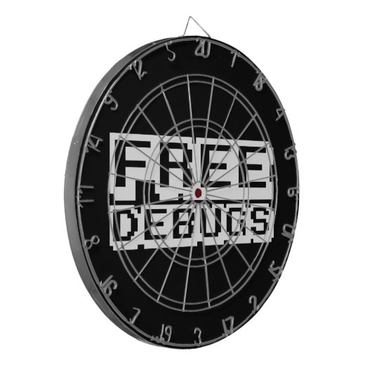 VRIJE DEBUGS DARTBORD (Voorkant Links)