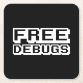 VRIJE DEBUGS KARTONNEN ONDERZETTERS (Voorkant)