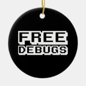 VRIJE DEBUGS KERAMISCH ORNAMENT (Voorkant)