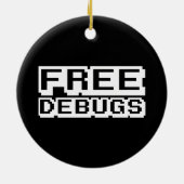 VRIJE DEBUGS KERAMISCH ORNAMENT (Achterkant)