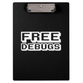 VRIJE DEBUGS KLEMBORD (Voorkant)