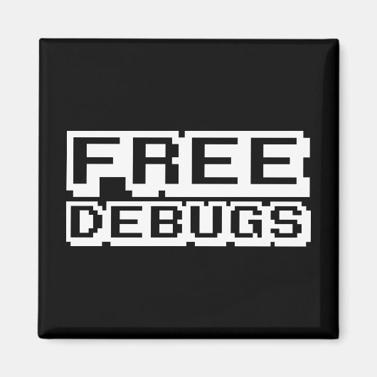 VRIJE DEBUGS MAGNEET (Voorkant)