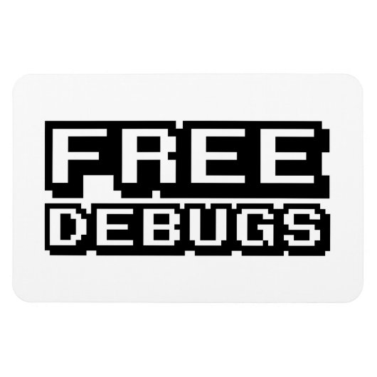 VRIJE DEBUGS MAGNEET (Horizontaal)