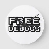 VRIJE DEBUGS RONDE KLOK (Voorkant)