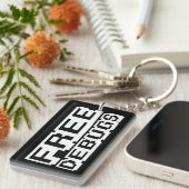 VRIJE DEBUGS SLEUTELHANGER (Voorkant Rechts)