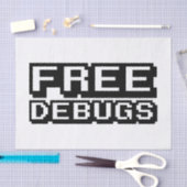 VRIJE DEBUGS TISSUEPAPIER (Craft)
