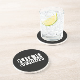 VRIJE DEBUGS ZANDSTEEN ONDERZETTER