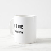 VRIJE DENKER Mok (Voorkant links)