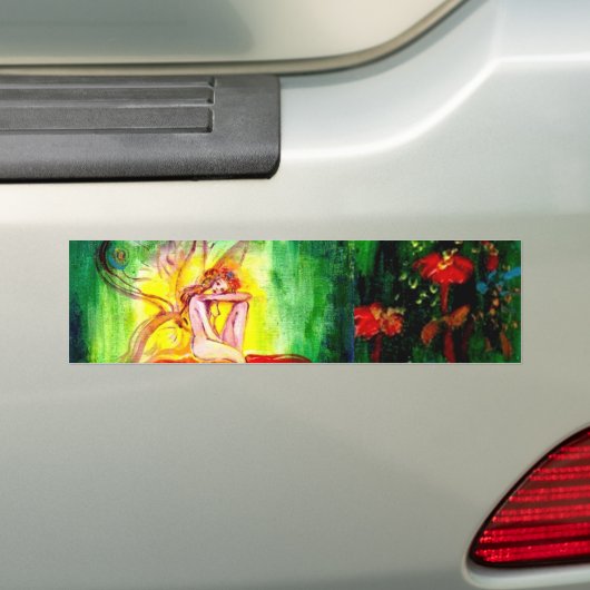 VRIJE DREAMING OP DE STROOM BUMPERSTICKER (Op auto)