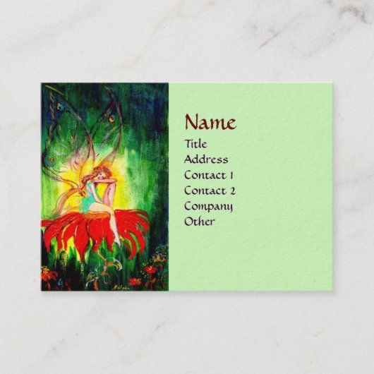 VRIJE DREAMING OP DE STROOM VISITEKAARTJE (Voorkant)