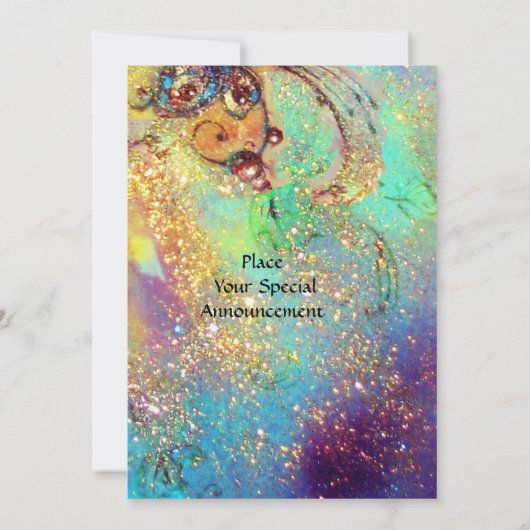 VRIJE DREAMING OP EEN RODE, blauwe, groene STROOM Kaart (Achterkant)