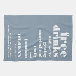 Vrije Drinken die gehuwd blauw worden sparen de Da Theedoek