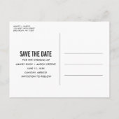 Vrije Drinken Mexico Wedding Save the Date Aankondigingskaart (Achterkant)