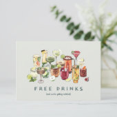 Vrije Drinken | Schattige Craft Cocktail Foto Brui (Staand voorkant)