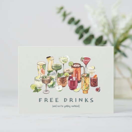 Vrije Drinken | Schattige Craft Cocktail Foto Brui (Staand voorkant)