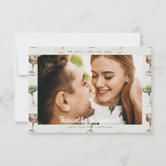 Vrije Drinken | Schattige Craft Cocktail Foto Brui (Achterkant)