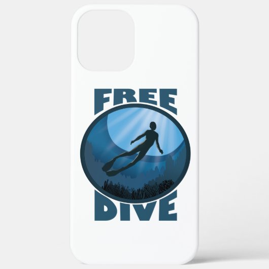 Vrije duik - de oceaan roept freediver aan Case-Mate iPhone case (Achterkant)