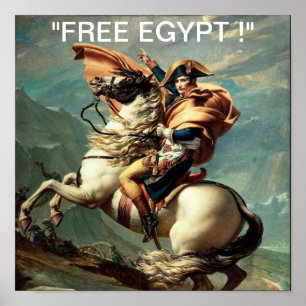 VRIJE EGYPTE POSTER