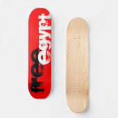 VRIJE EGYPTE SKATEBOARD (Voorkant)