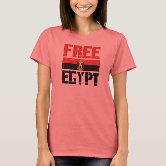 VRIJE EGYPTE T-SHIRT (Voorkant)