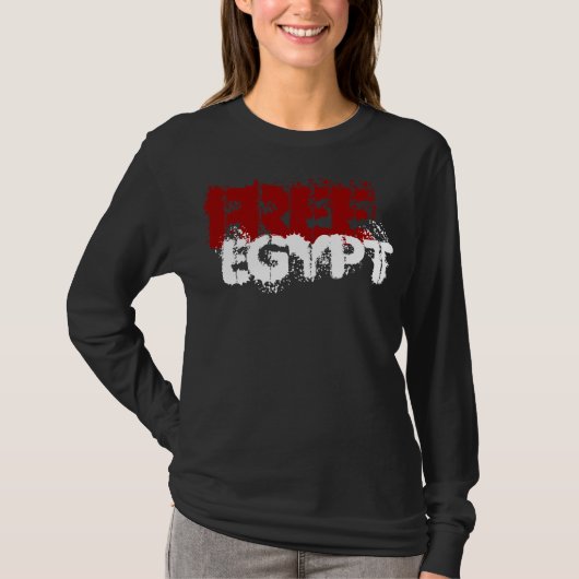 VRIJE EGYPTE T-SHIRT (Voorkant)