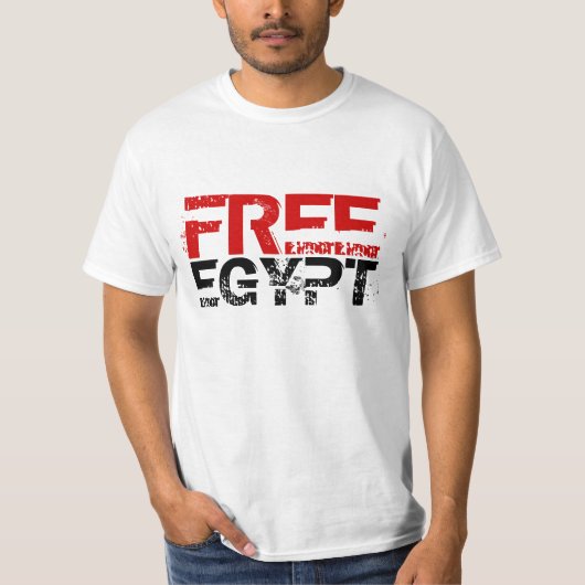 VRIJE EGYPTE T-SHIRT (Voorkant)