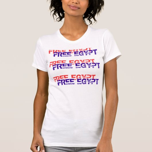 VRIJE EGYPTE T-SHIRT (Voorkant)