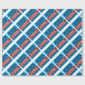 Vrije en eerlijke verkiezingen cadeaupapier (Vlak)