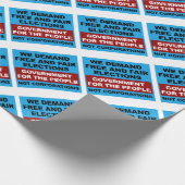 Vrije en eerlijke verkiezingen cadeaupapier (Hoek)