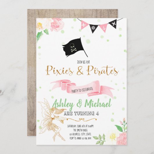 Vrije en onpartijdige uitnodiging (Voorkant / Achterkant)