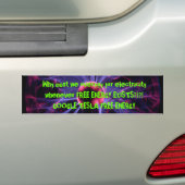 Vrije energie bumpersticker (Op auto)
