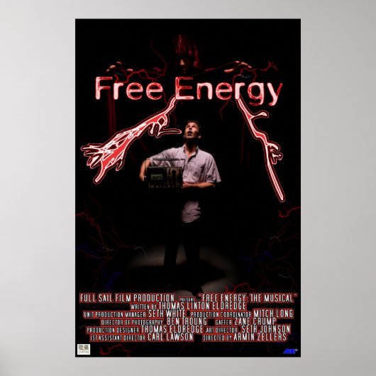 Vrije energie poster (Voorkant)