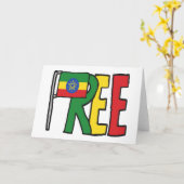 Vrije Ethiopië Kaart (Gele Bloem)