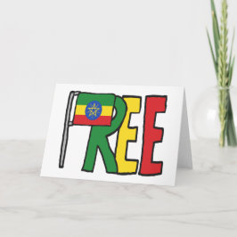 Vrije Ethiopië Kaart