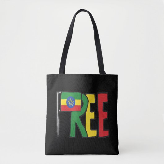 Vrije Ethiopië Tote Bag (Voorkant)