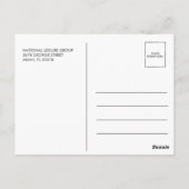 Vrije feestdag Eerste Kerstdag Rode Wijn Briefkaart (Achterkant)