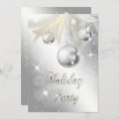 Vrije feestdag in het Ornament met reservegoud en Kaart (Voorkant / Achterkant)