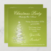 Vrije feestdag met kerstboom kaart (Voorkant / Achterkant)