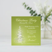 Vrije feestdag met kerstboom kaart (Staand voorkant)