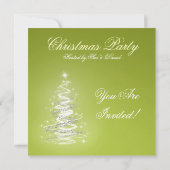 Vrije feestdag met kerstboom kaart (Achterkant)