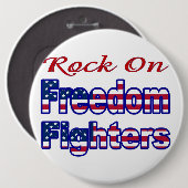 VRIJE FIGHTERS RONDE BUTTON 6,0 CM (Voorkant /achterkant)