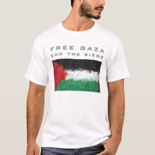 Vrije Gaza - einde van de belegering T-shirt