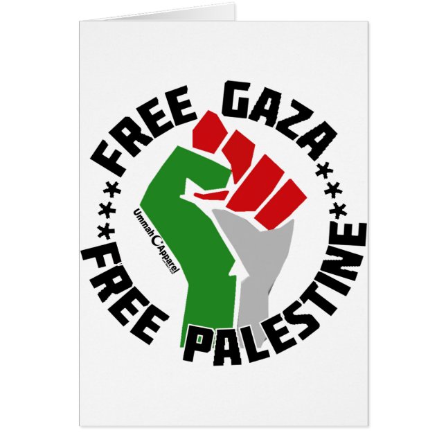 vrije gaza palestine (Voorkant)