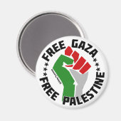 vrije gaza palestine magneet (Voorkant / Achterkant)