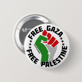 vrije gaza palestine ronde button 5,7 cm (Voorkant /achterkant)