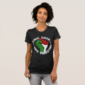 vrije gaza palestine t-shirt (Voorkant volledig)