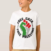 vrije gaza palestine t-shirt (Voorkant)