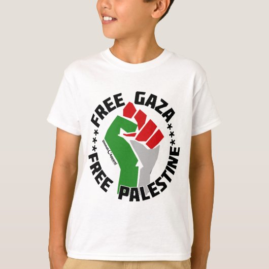 vrije gaza palestine t-shirt (Voorkant)